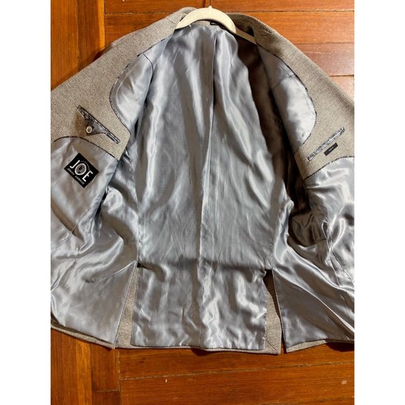 Joseph Abboud JOE Men's Two Button Gray Textured Slim Blazer Sport Coat Size 46R - Picture 12 of 16